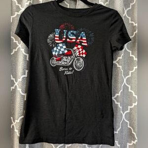 Aeropostale classic Crew small Black T-Shirt